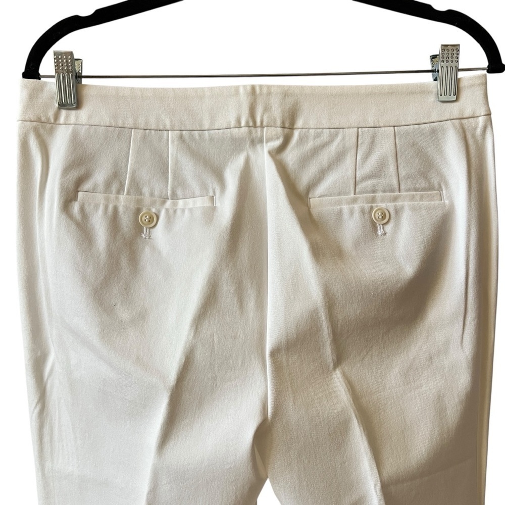 SOLD TALBOTS CHATHAM ANKLE PANT 8  STRAIGHT LEG SIDE ZIP ANKLE LGTH COASTAL NWT - Picture 6 of 10